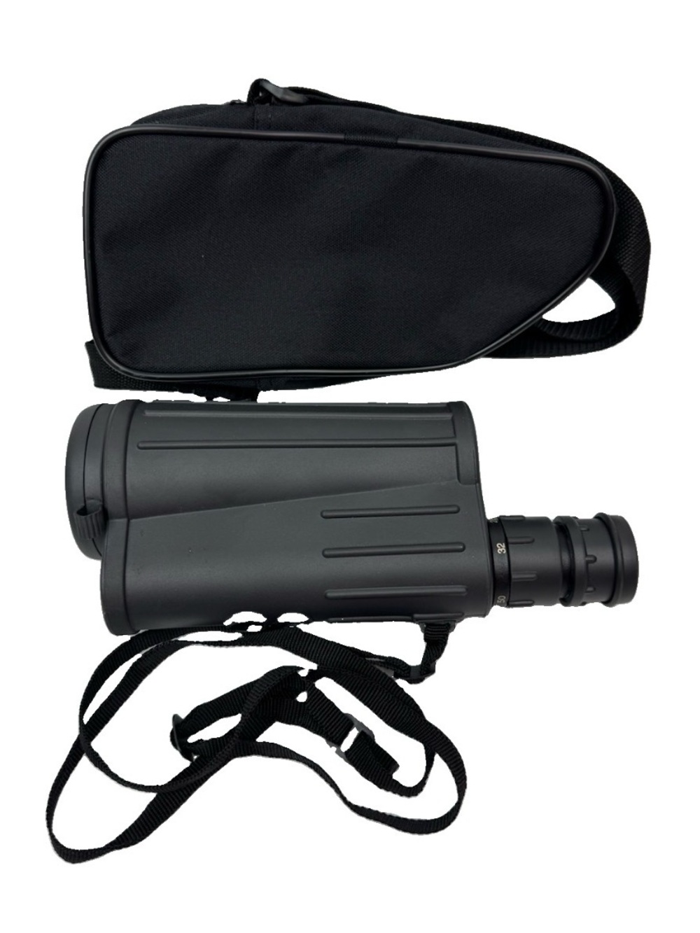 High Power 50mm Continuous Zoom Monocular Telescope Spotting Scope W/Case 20-50x